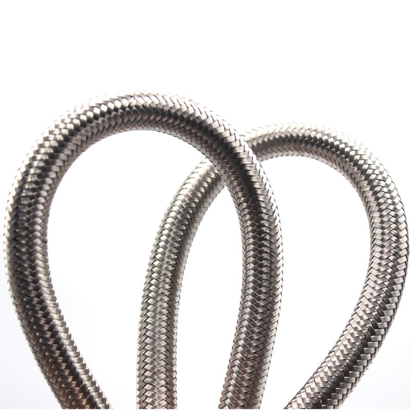 Aracey 4Pcs 7"/180mm Flexible Valve Stem Extenders Stainless Steel Tyre Tire Valve Stem Extension Adaptors Car Truck Trailer RV Trailer Vehicle (4Pcs 7"/180mm) - Image 4